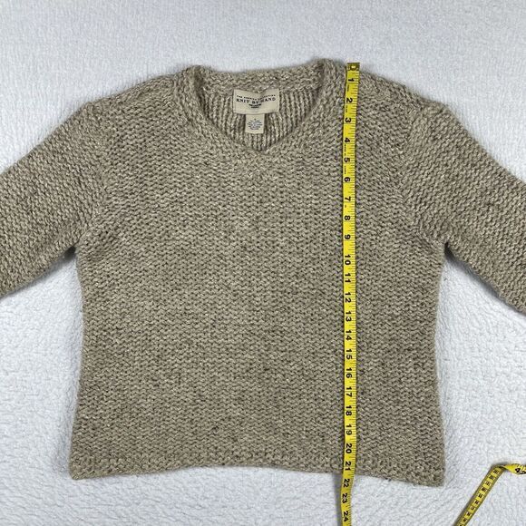The Limited Womens Sweater‎ Small Wool Blend America Hand Knit Grandma Pullover - Picture 7 of 12
